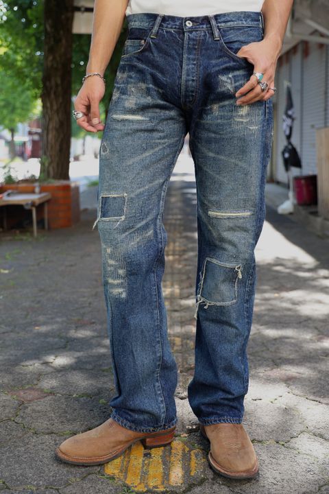 アイジュンヤワタナベマン 24AW New Manual Wネームデニムパンツ(XL)