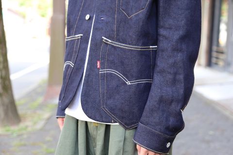 eYe JUNYA WATANABE COMME des GARCONS MAN 綿デニム Levi′s WネームジャケットStyle.2020.9.4.