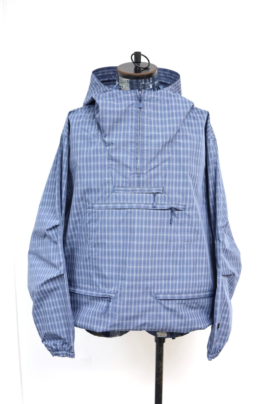 DAIWA PIER39(ダイワピア39) TECH ANORAK JACKET SUMMER PLAID(BJ-70026)SMOKE BLUE☆2月21日(土)発売！