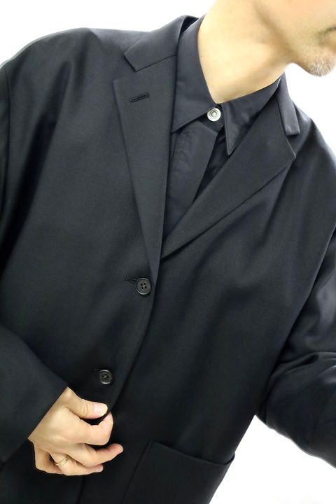 COMME des GARCONS HOMME ウールギャバ3Bジャケットスタイル