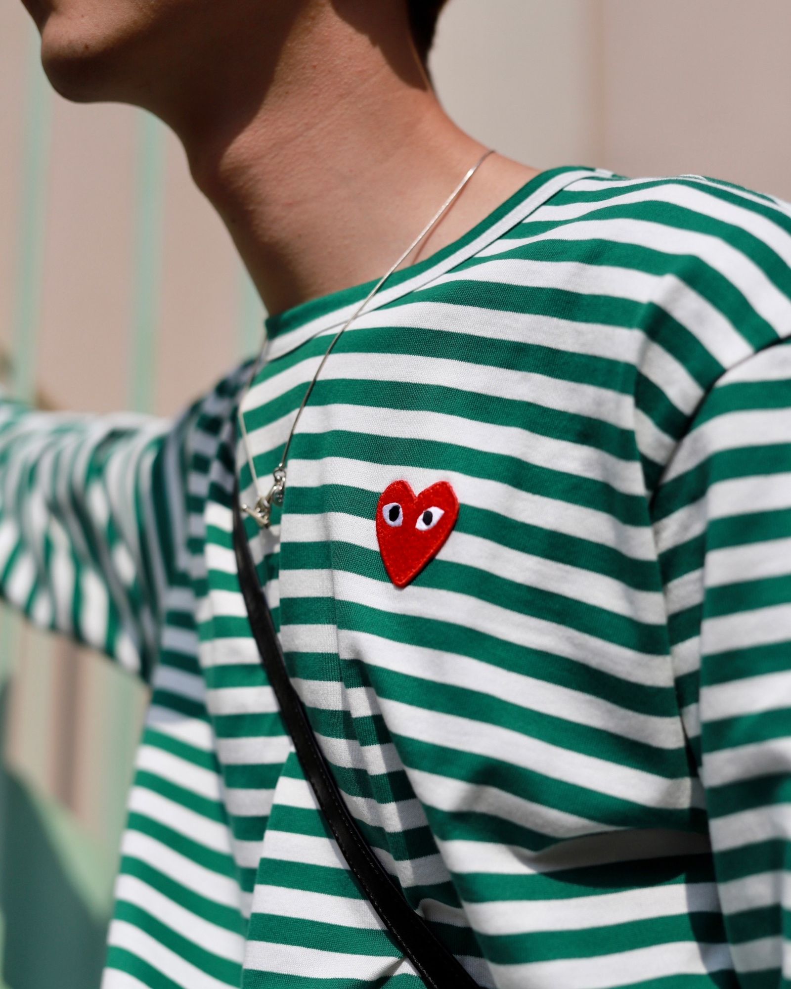 PLAY COMME des GARCONS プレイコムデギャルソン 23SS ボーダーTシャツスタイル