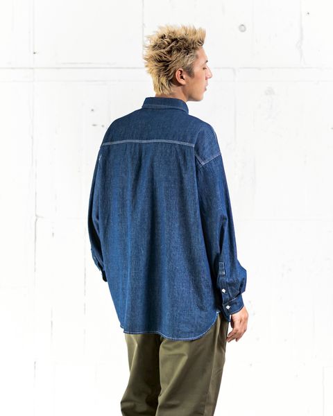 FreshService LIGHT DENIM L/S SHIRT ミックススタイル
