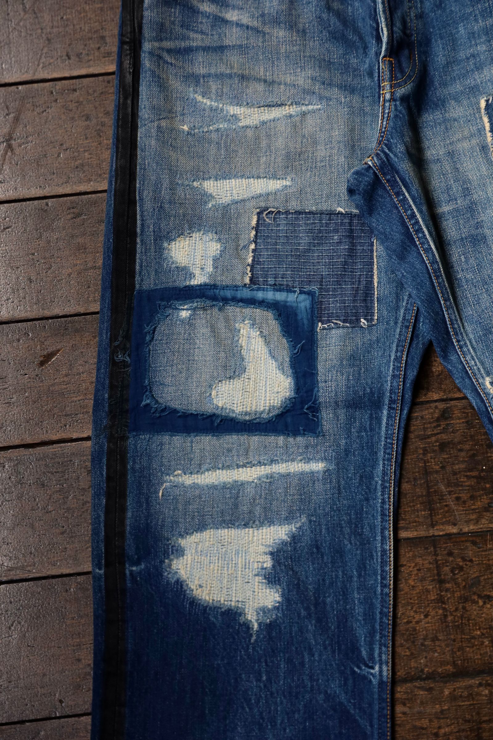 ファンダメンタル デニムパンツ CLASSIC STRAIGHT DENIM CS125 (FA25/MG125)INDIGO