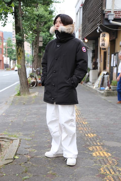 CANADA GOOSE JASPER PARKA"BLACK"style.2020.8.8.