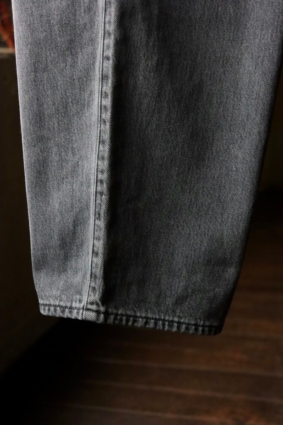 セダンオールパーパス SS24 Oval Logo Denim Pant(SD24S-PT01)Pale Black