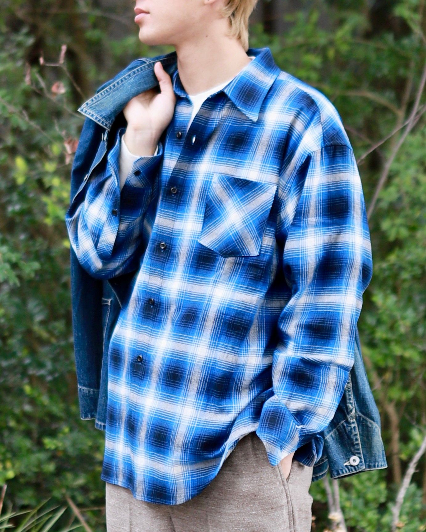 RAFU 23SS STANDERD SHIRT BLUEスタイル2023.4.16.