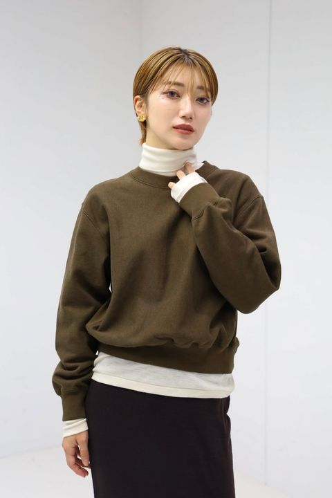 blurhms ROOTSTOCK Soft&Hard Sweat Crew-Neck P/O STYLE.2025.10.28