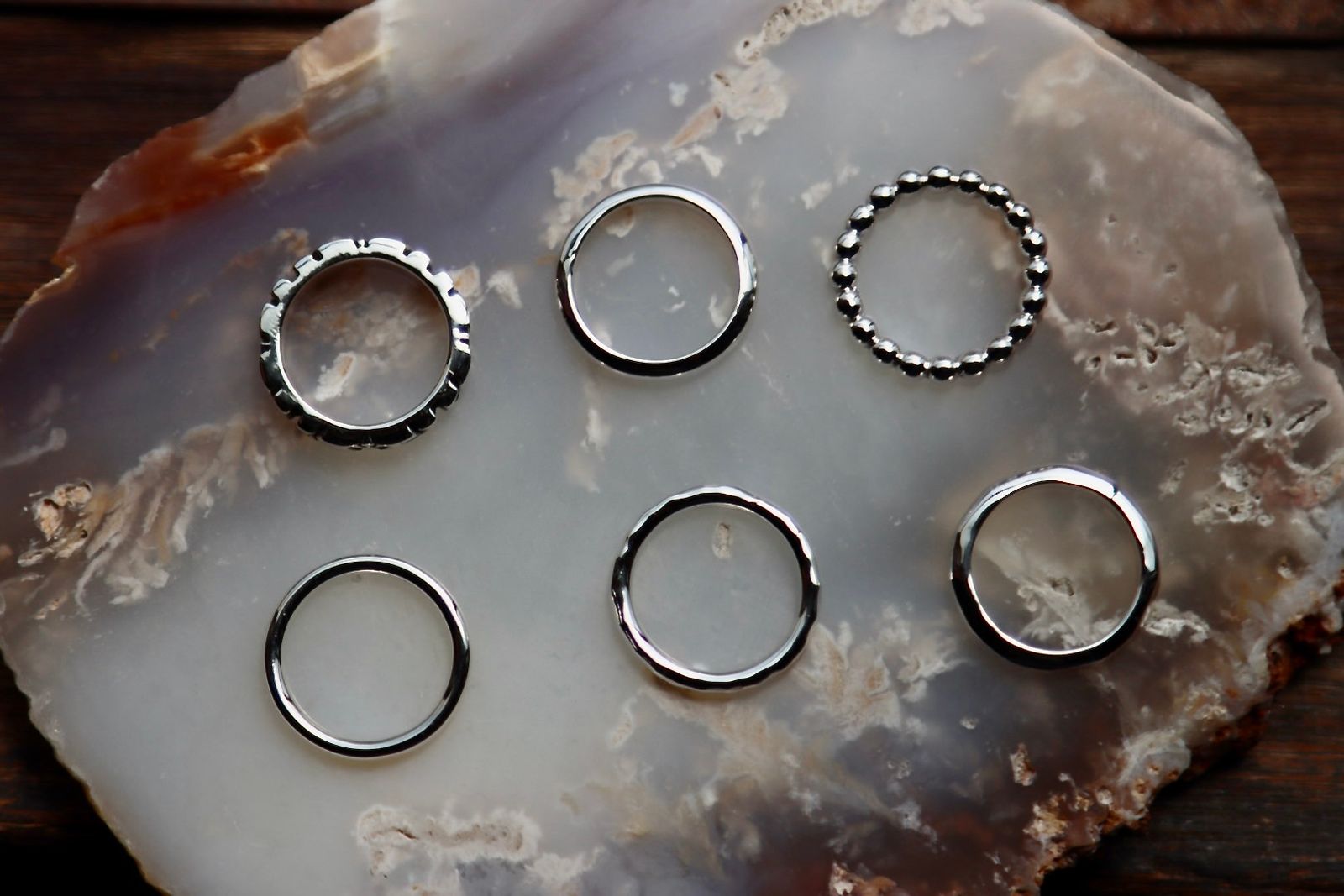XOLO JEWELRY リング / 6 Stack Ring (XOR076)