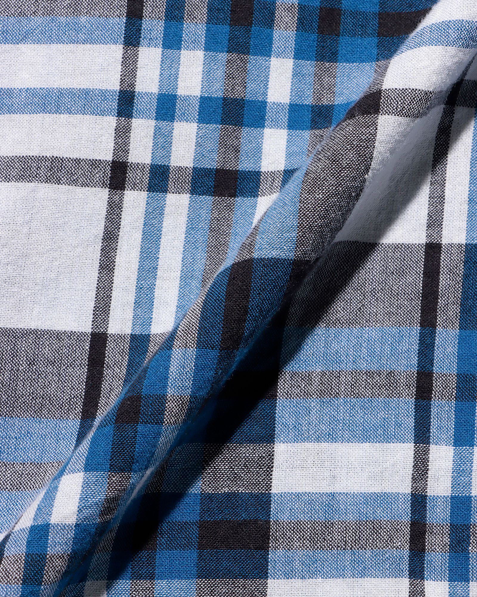 ファウンダ 25SS PULLOVER SHIRT(015FD251010)BLUE/WHITE