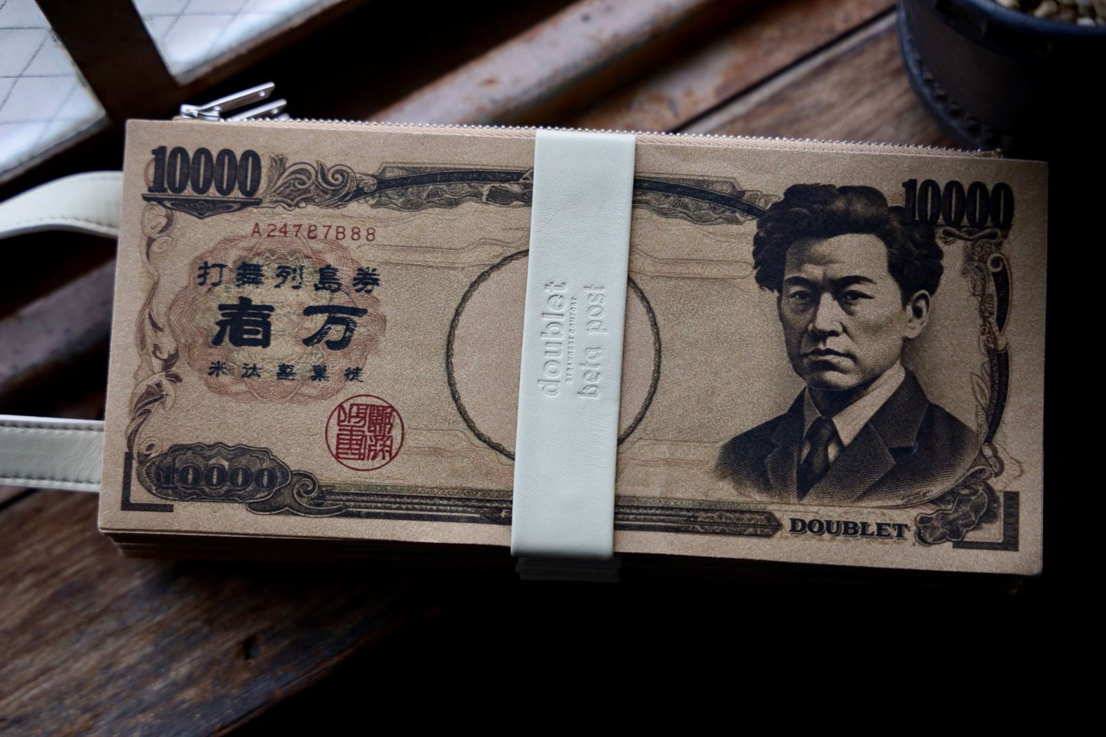 doublet 25AW CASH STACK CLUTCH BAG(25AW77BG63)BROWN☆7月12日(土)発売！