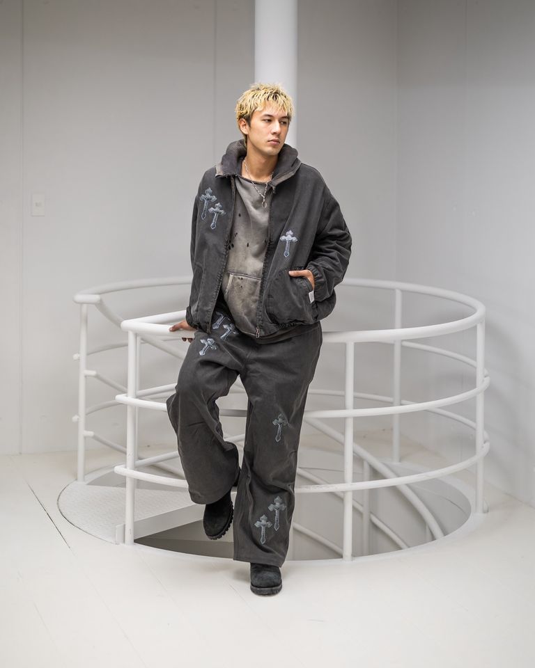 TALKING ABOUT THE ABSTRACTION CROSS JACKET  JKT MARKスタイル