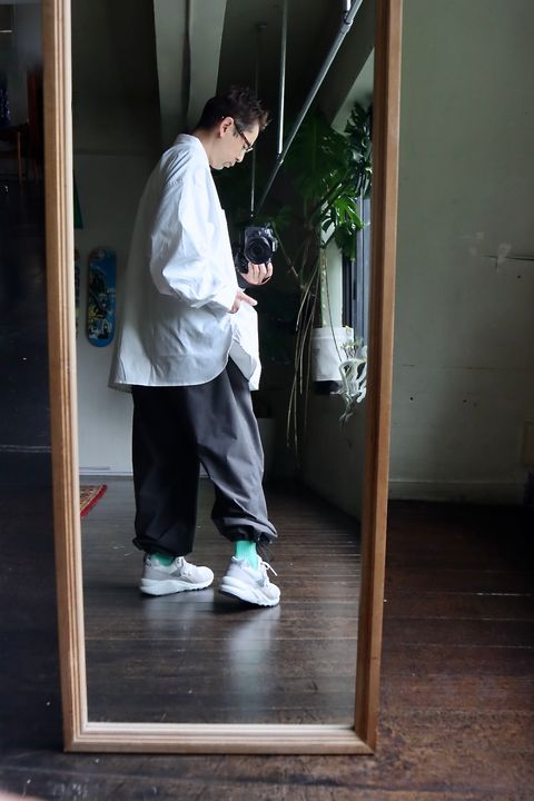 FreshService DRY OXFORD CORPORATE L/S B.D. SHIRT"WHITE"スタイル