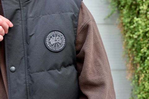 CANADA GOOSE GARSON VEST BLACK LABELスタイル