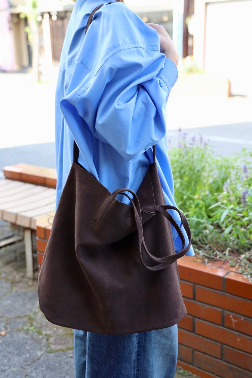 Morphee / モルフェトートバッグ 3WAY LARGE TOTE(L SIZE)SUEDE [DARK CHOCO]☆新作発売！