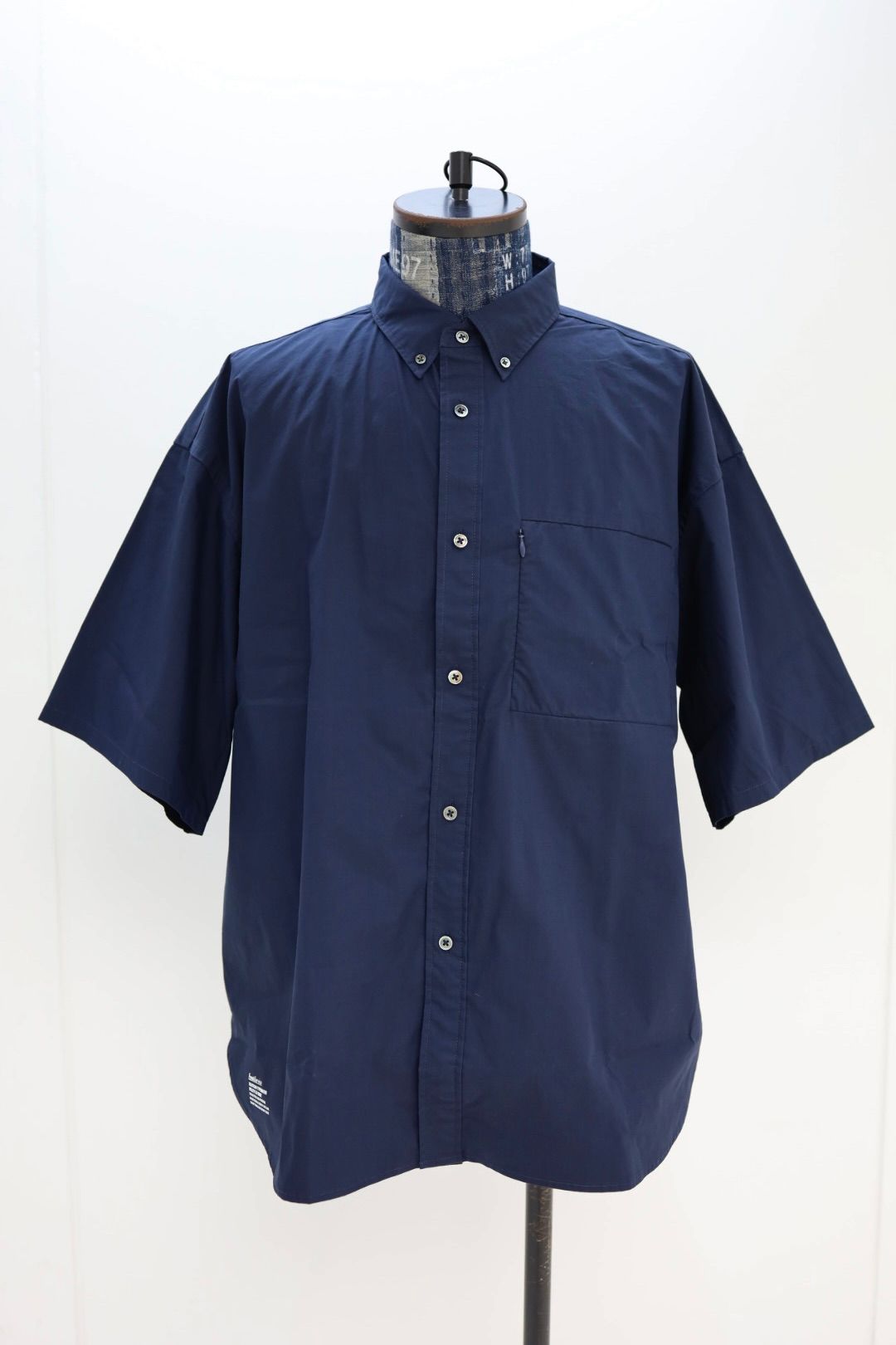 フレッシュサービス SOLOTEX® TYPEWRITER UTILITY S/S B.D SHIRT(FSC261-50203)NAVY☆3月20日(金)発売！