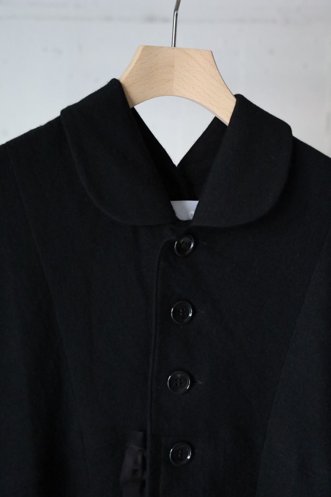 tao 26FW ウールミルド天竺×キュプラタフタカーディガン(TR-T006-051-1)BLACK☆10月2日(金)発売！