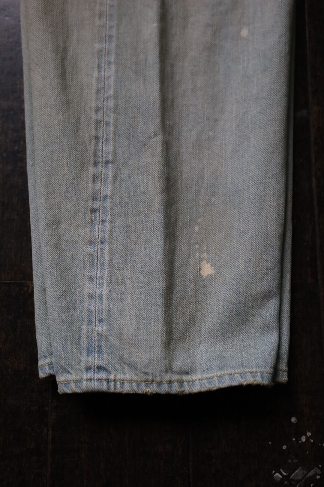 A.PRESSE - Washed Denim Wide Pants(24AAP-04-18H) BLEACH | mark A.PRESSE - Washed Denim Wide Pants(24AAP-04-18H) BLEACH | mark