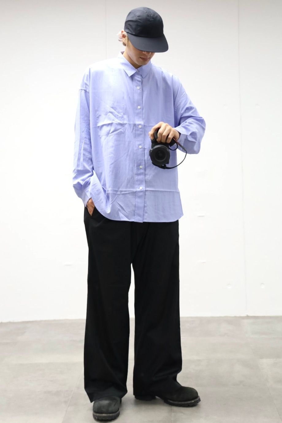 S.F.C 26SS エスエフシー R/N SHIRT(SCSS26S02)SAX☆2月28日(土)発売！