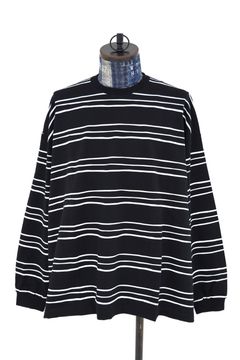 S.F.C 2026FW エスエフシー SUPER BIG LS TEE(MULTI STRIPE) (SFCFW26CS05)Black☆9月12日(土)発売！