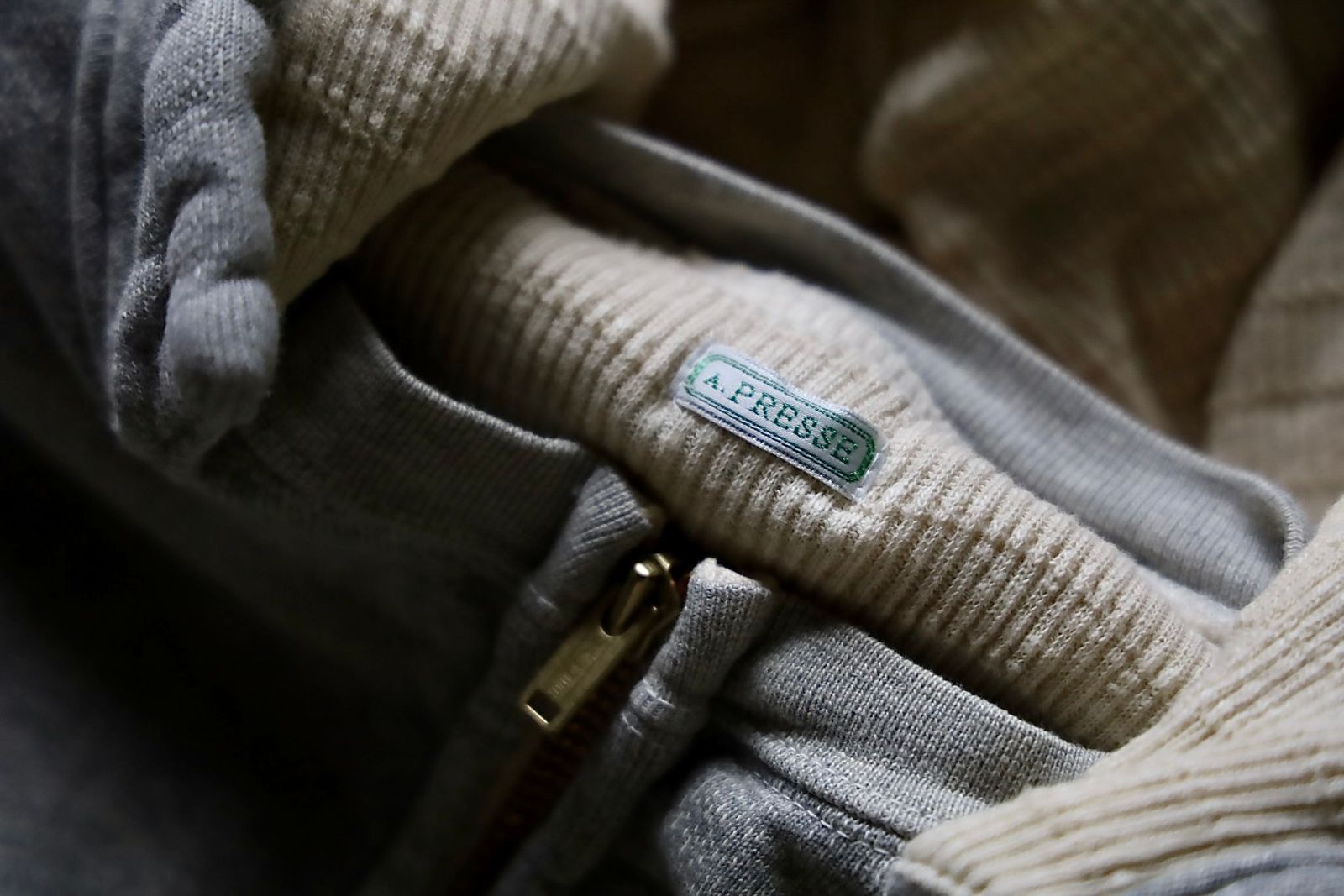 アプレッセ 2026 STYLE2 Vintage Attached Hood Zip Parka(26AAP-05-15)GRAY☆9月5日(土)発売！