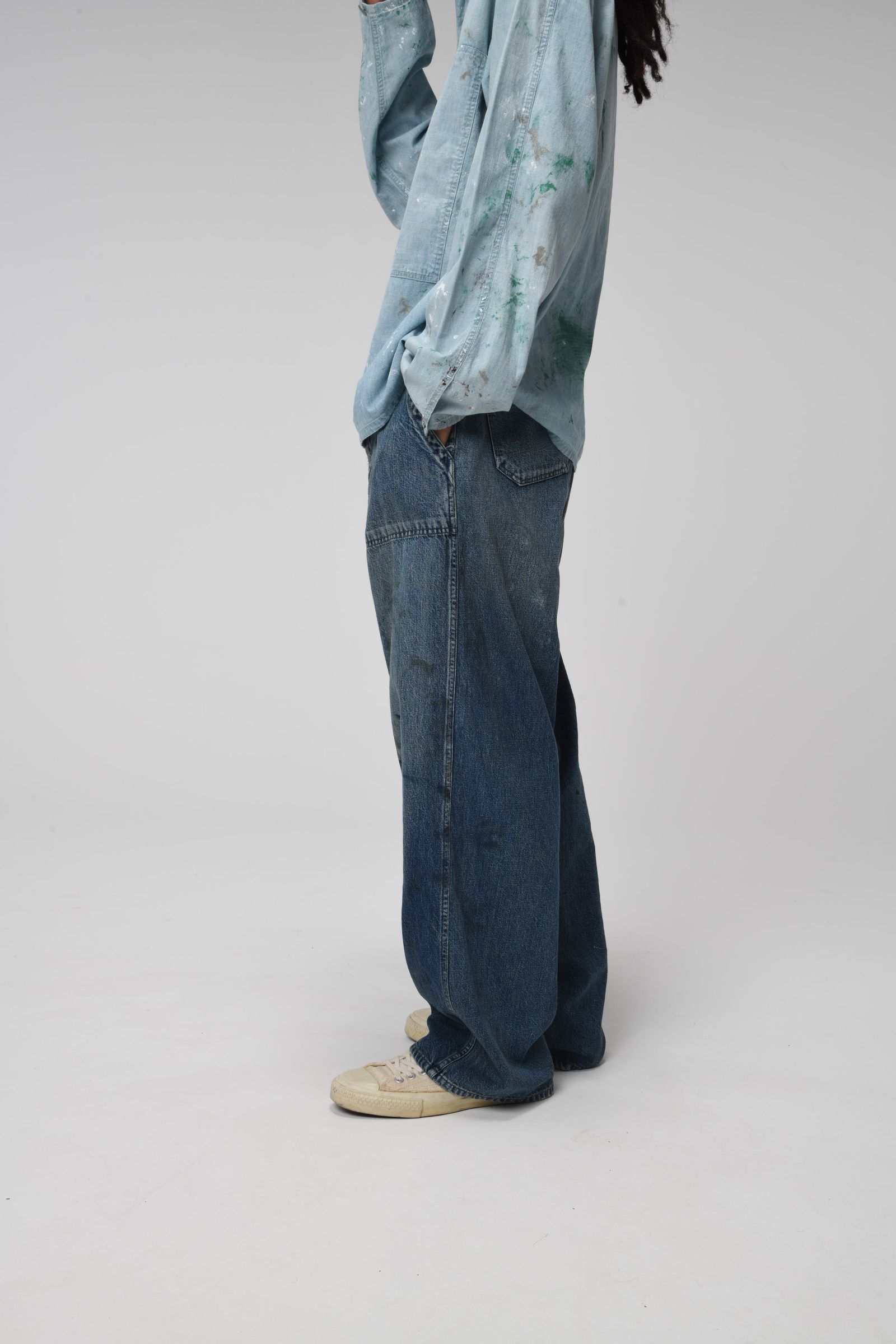 BOW WOW バウワウ  M-44 DENIM TROUSERS(BW252-M4DT)AGED INDIGO