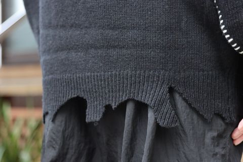 ©SAINT M×××××× WOOL SWTER SIN(SM-S21-0000-039)BLACK style