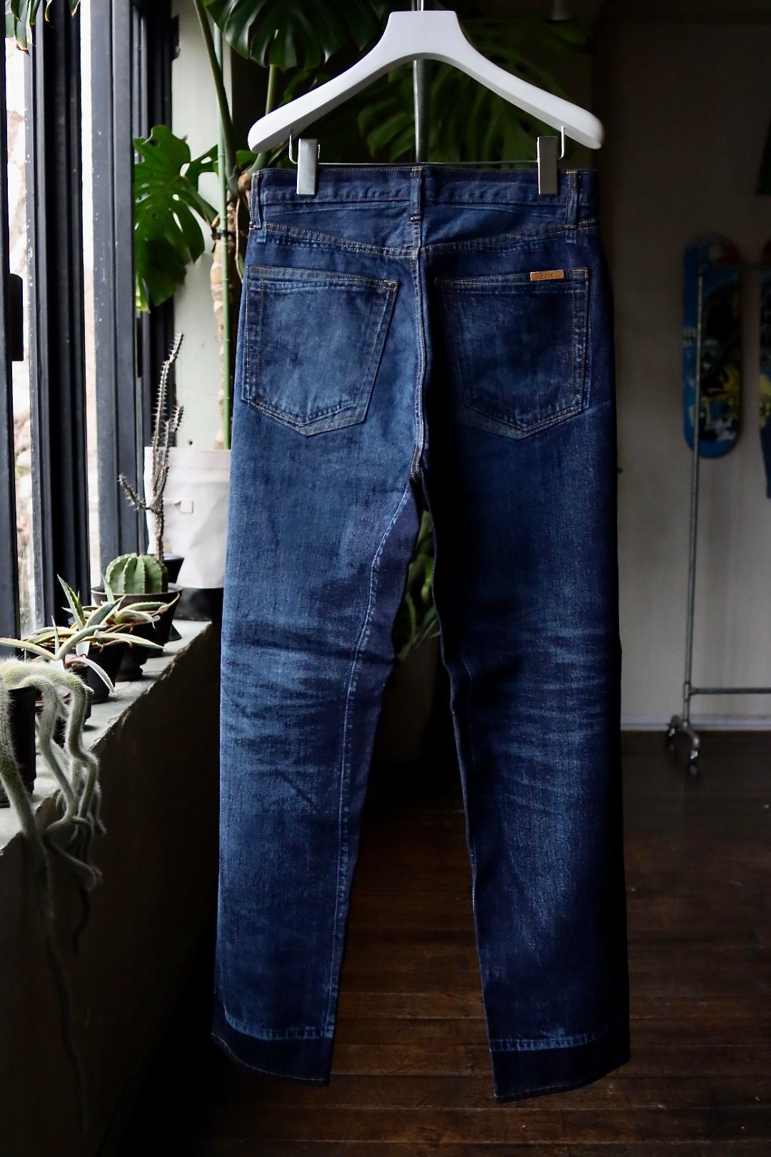 2024-25 秋冬新作  ハイブランドの YOKE - DENIM STRAIGHT 5P PROCESSED LASER ヨーク23SSデニム パンツ