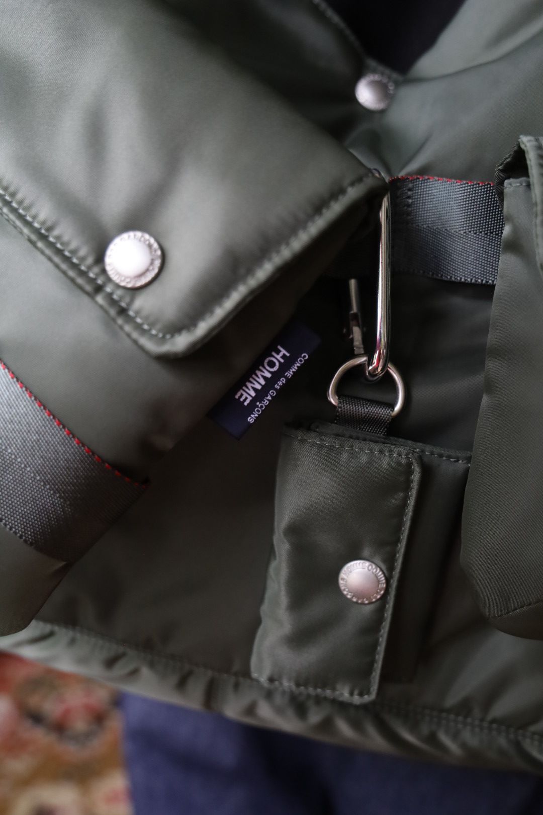 コムデギャルソンオム バッグ SHOULDER BAG(HR-K207-051)KHAKI☆10月2日(金)発売！