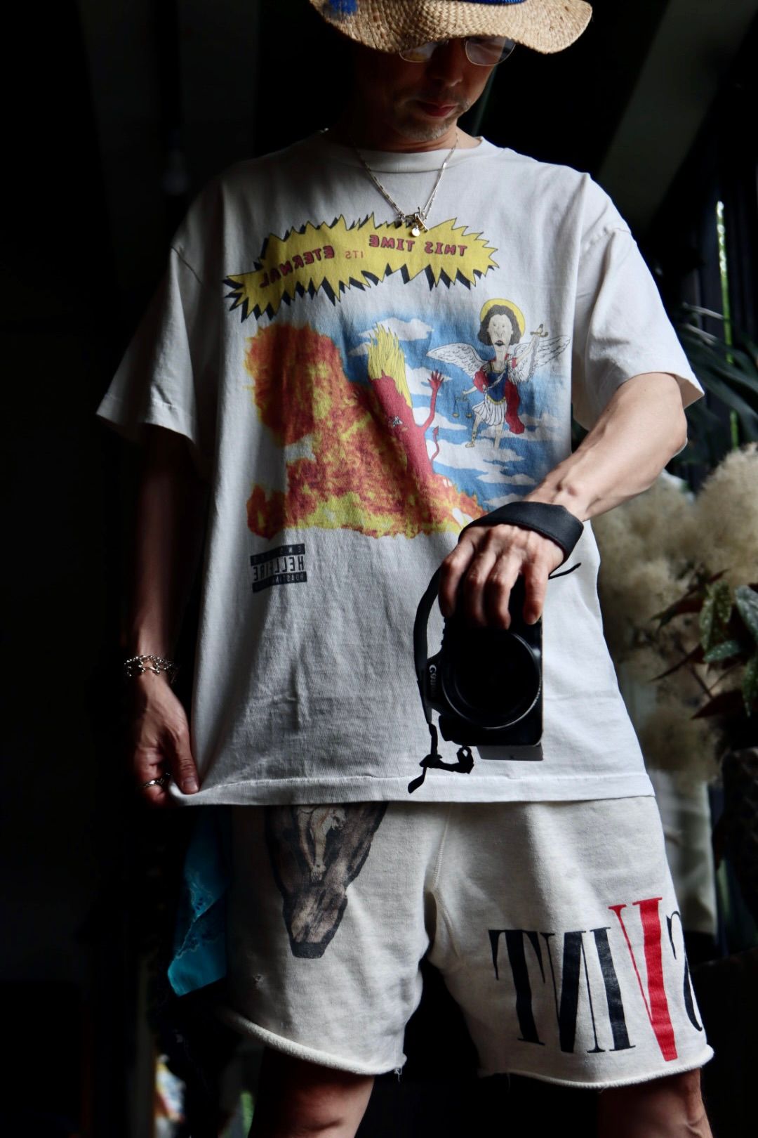 ©SAINT M×××××× 23AW TIME IS ETRNL TEEスタイル