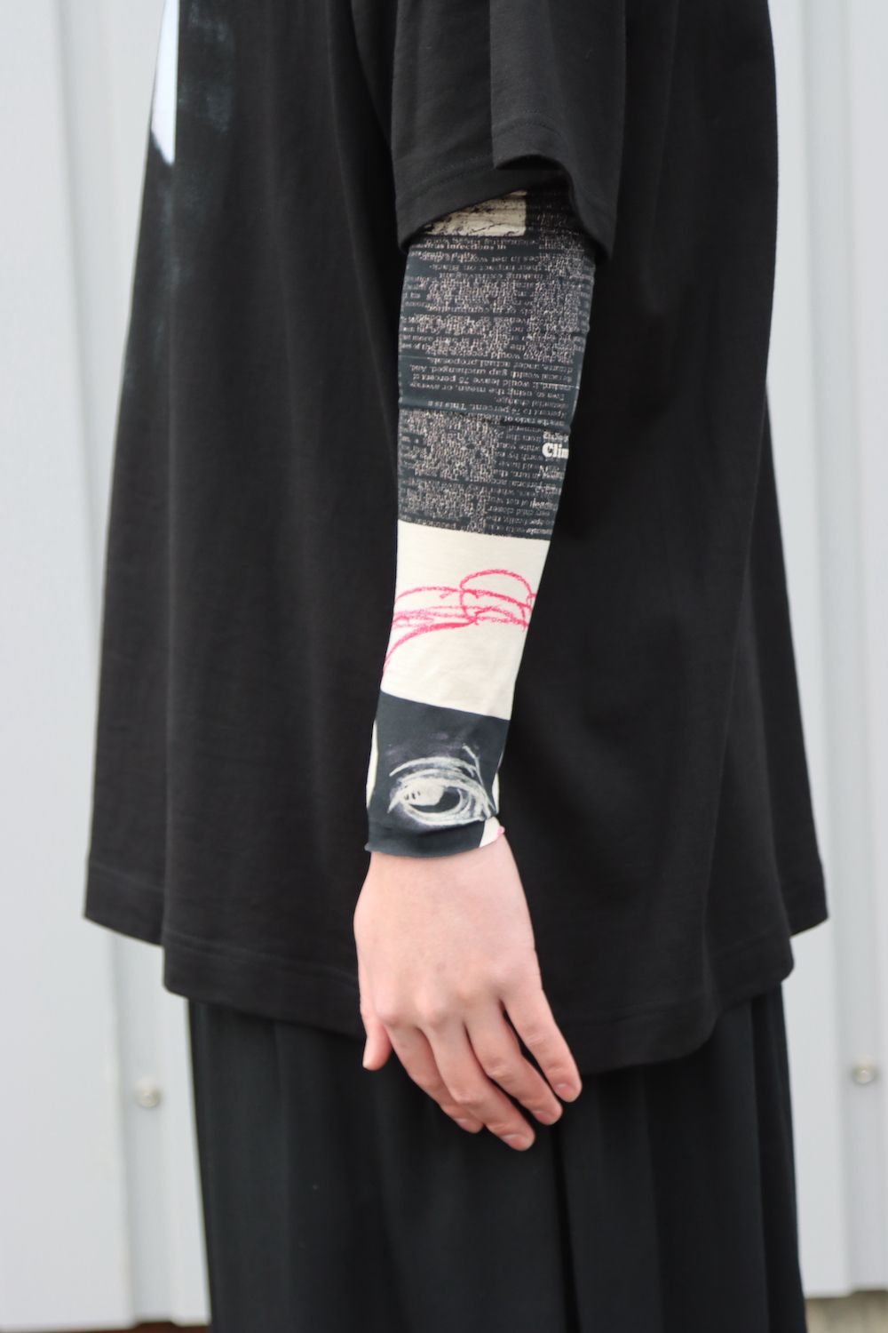Yohji Yamamoto MAHABARA PLAIN STITCH WOMAN PRINT SHORT SLEEVES style.2022.1.30 ※2月2日発売