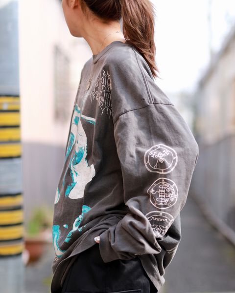 ©SAINT M×××××× セントマイケル23SS LS TEE SISTERスタイル
