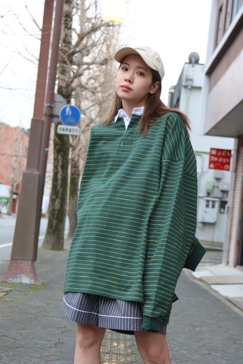 S.F.C-Stripes For Creative- 23SS 新作SIDE STRIPES RUGBY SHIRT style.2023.2.24