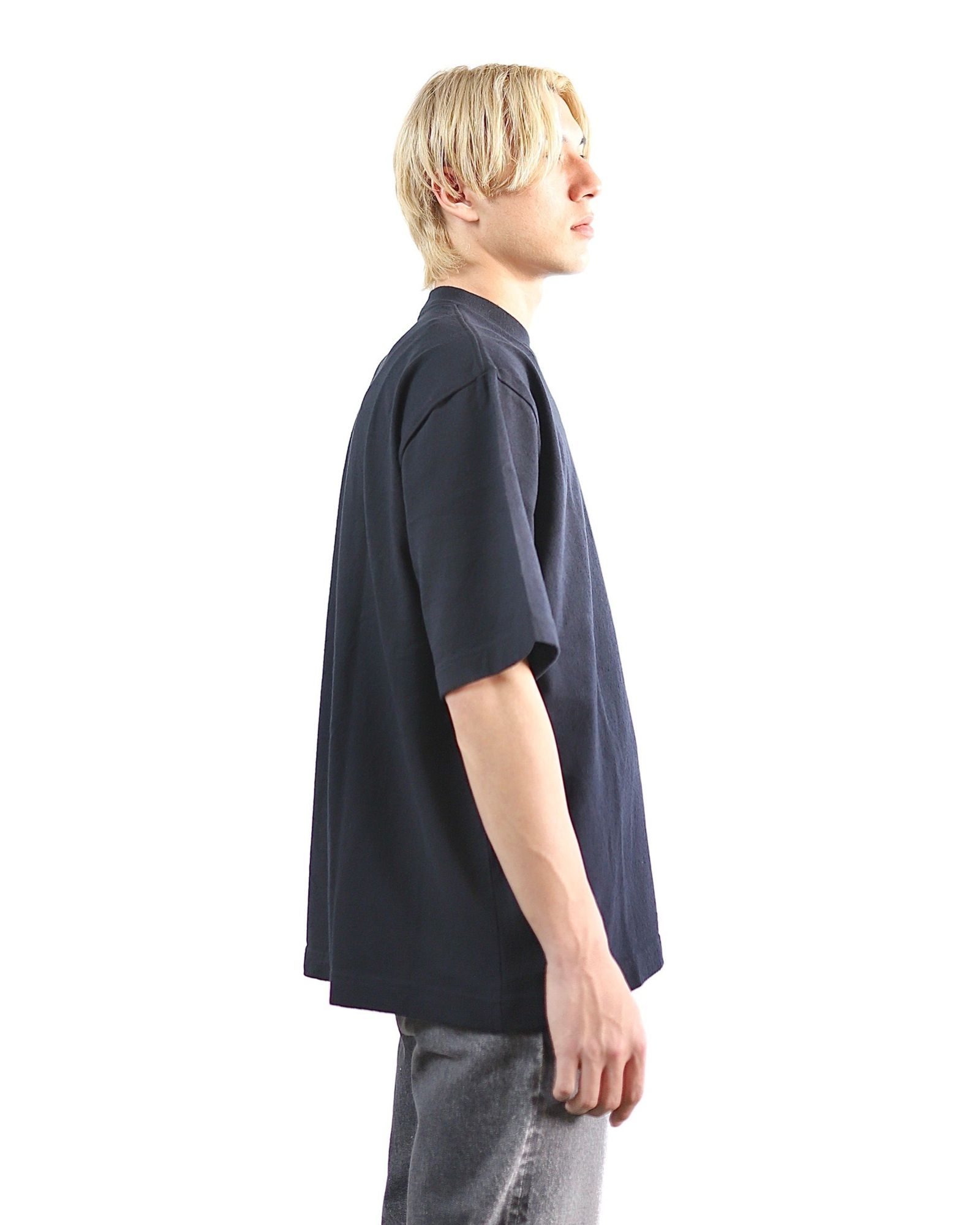 トップス blurhms 23SS C/Silk Nep Crew-zip blurhms） C/Silk Nep Crew-zip (BHS23S031) | blurhms