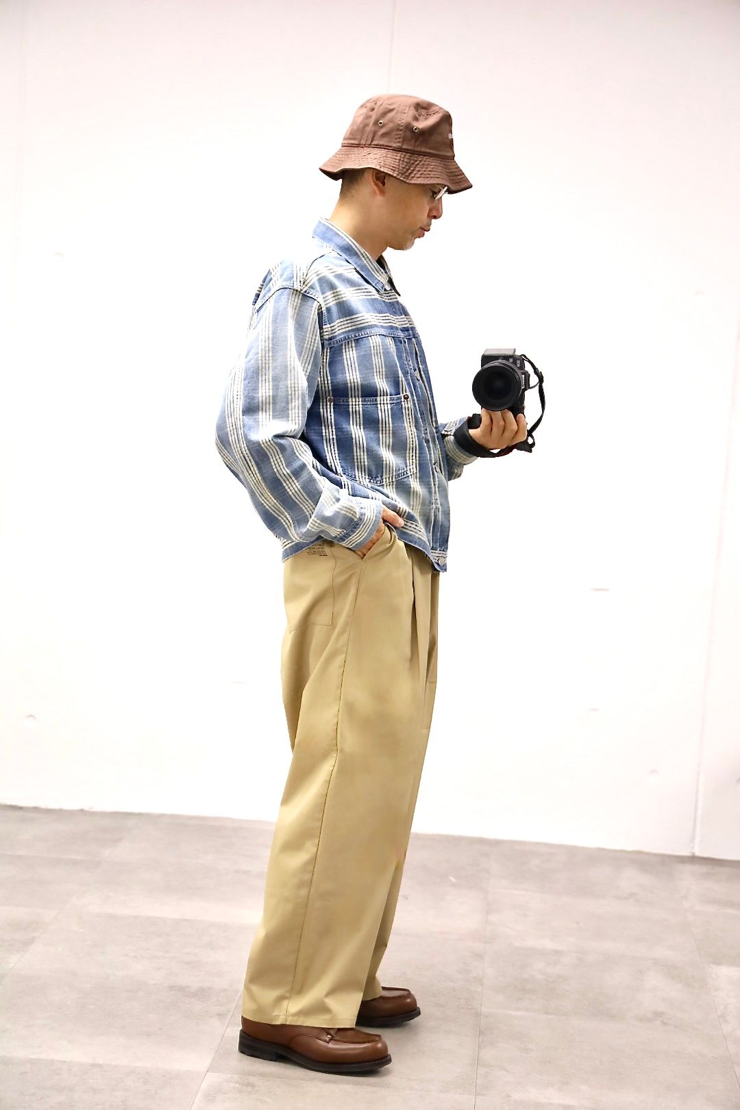 FreshService 26SS CORPORATE WIDE EASY PANTS"BEIGE"スタイル