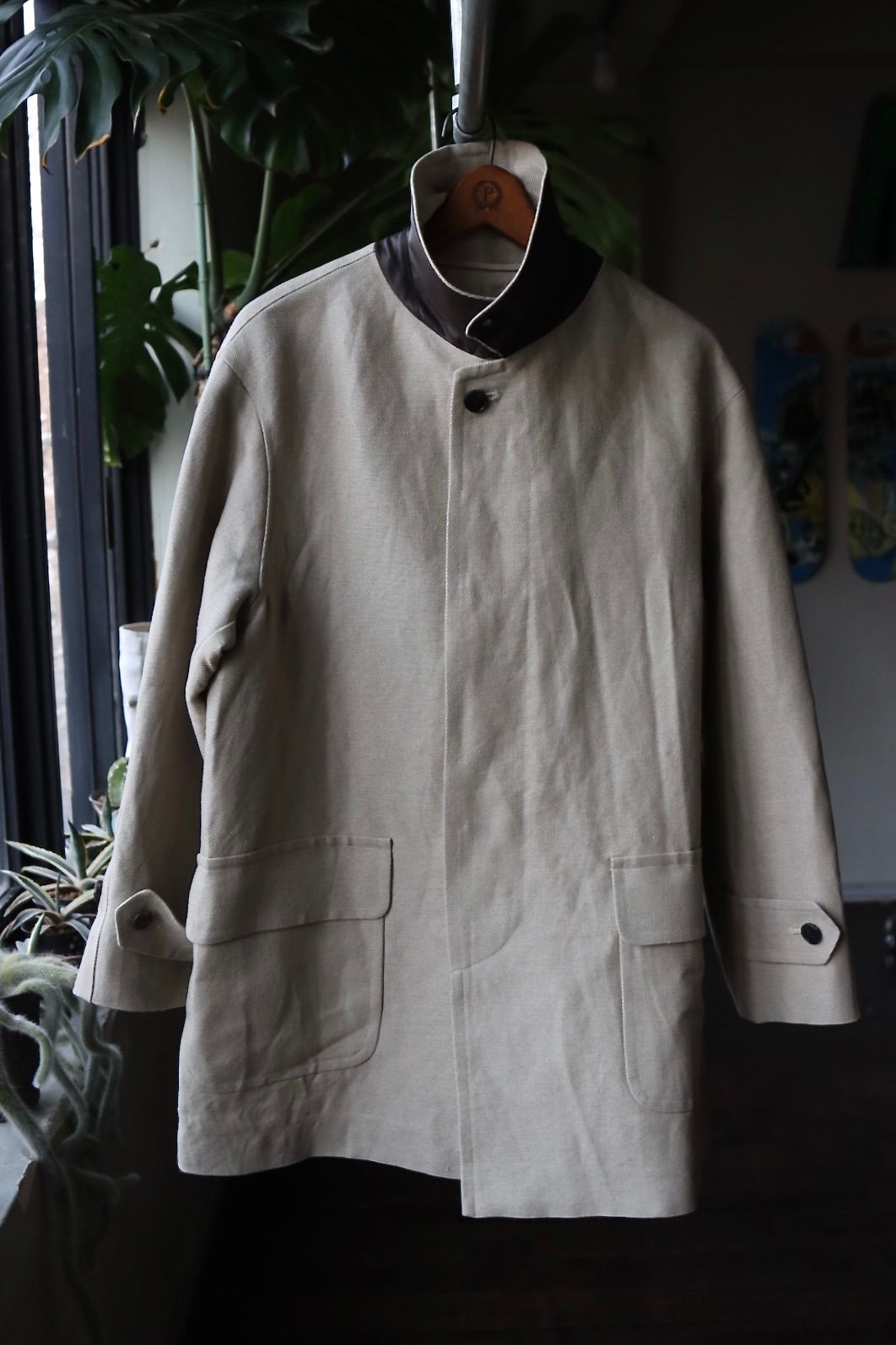 A.PRESSE - アプレッセ23SSコート Linen Half Coat(23SAP-01-06H)BEIGE | mark
