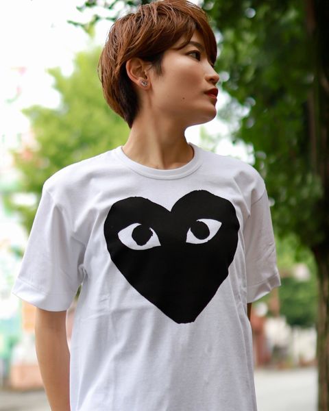 プレイコムデギャルソン BLACK HEART Tシャツstyle.2023.6.18