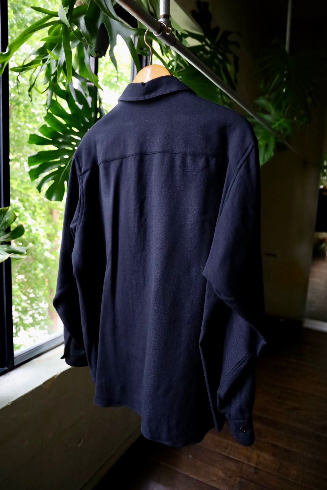 A.PRESSE - アプレッセ Wool Skipper Shirt(24ААР-02-03H)NAVY