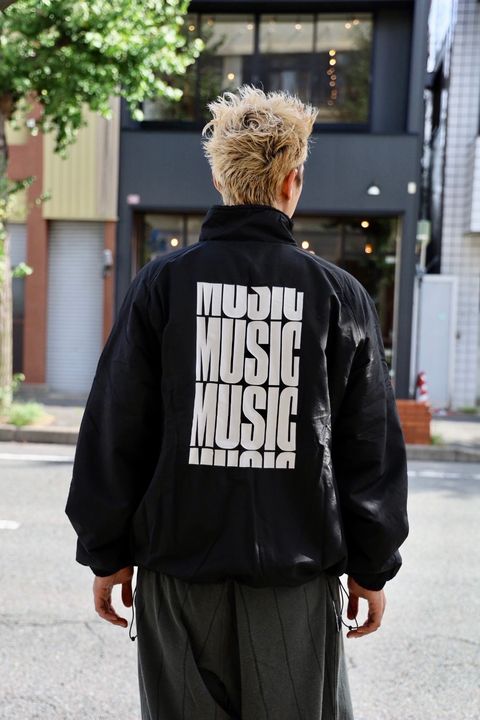 イズネスミュージック 25AW DELAY REVERSIBLE FLEECE JACKET (IMP6_22_MUSIC DELAYJK01)BLACK☆新作発売！