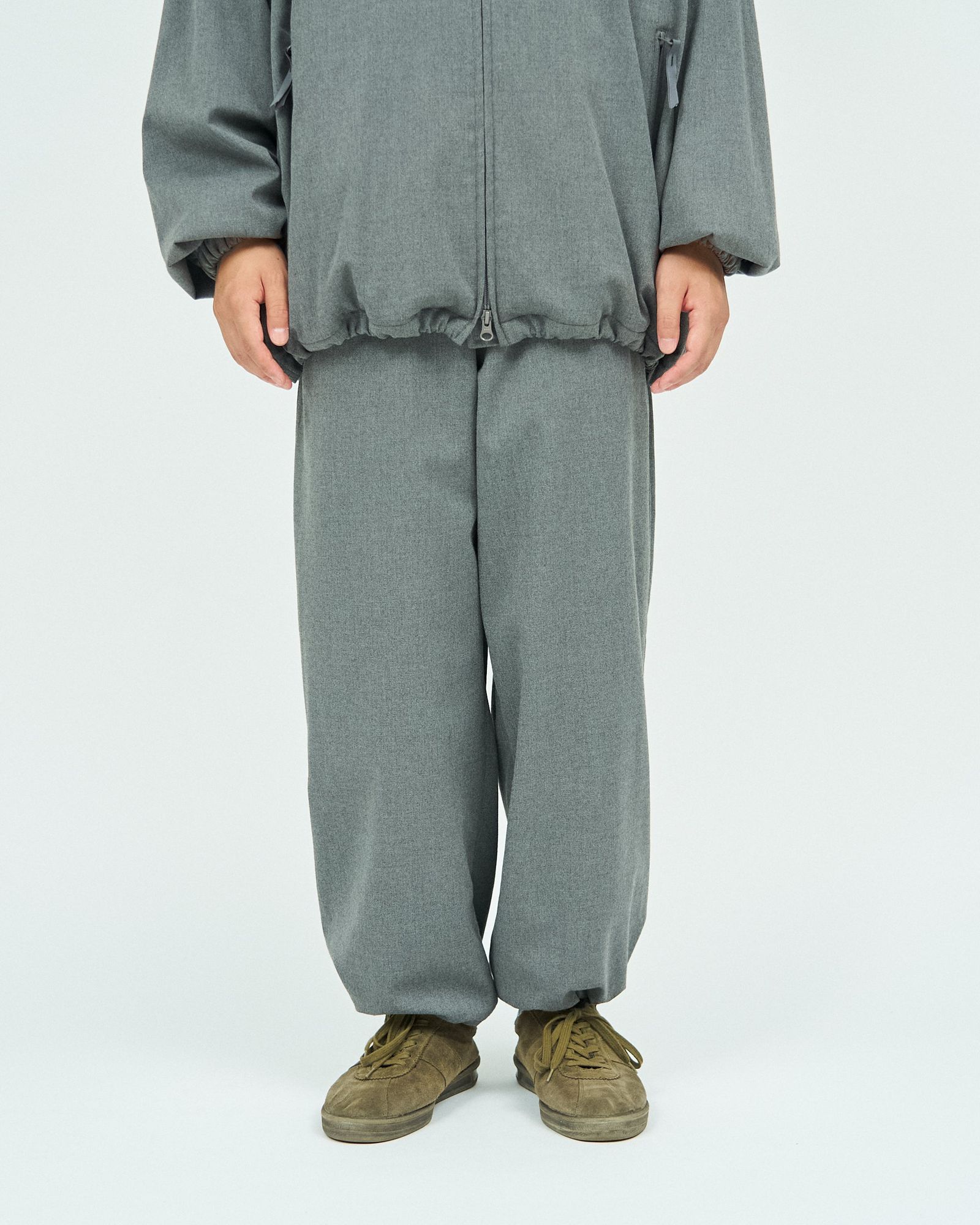 フレッシュサービス WARM CLOTH TRACK PANTS w/Octa (FSC243-40175)H.GRAY