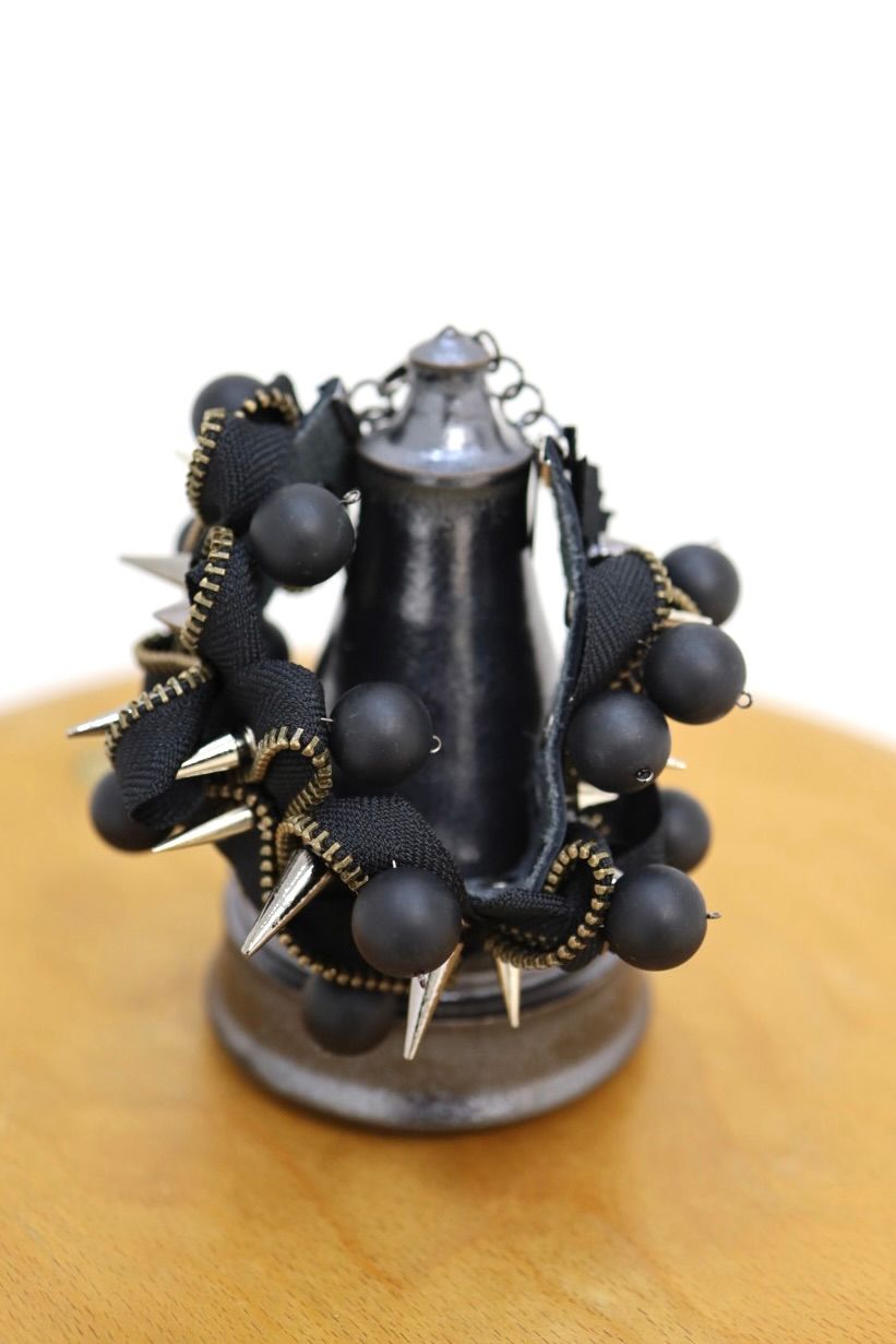 Yohji Yamamoto SPIKE BRACELET (HK-A49-940)BLACK☆3月18日発売！