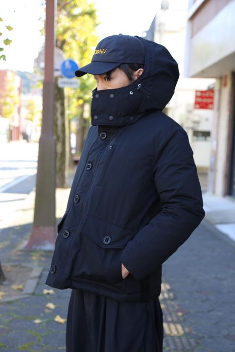 COMME des GARCONS HOMME 綿ナイロンウェザー×綿コーデュロイブルゾン"BLACK"Style.2020.11.21.