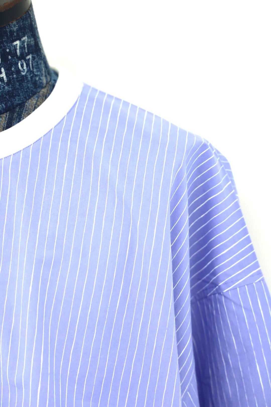S.F.C 2026FW エスエフシー STRIPE CREWNECK SHIRT (SFCFW26S01)Sax☆9月12日(土)発売！