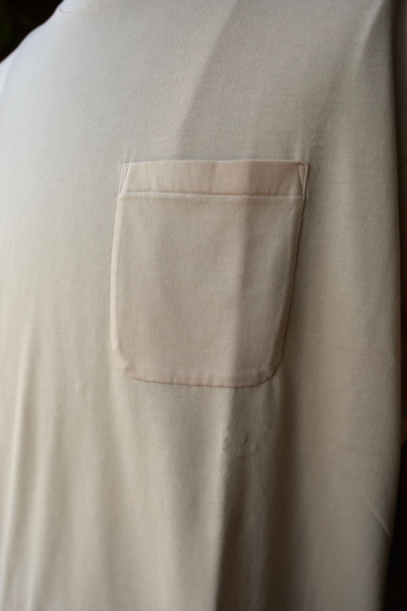 ファウンダ 25SS POCKET T SHIRT(015FD251017)BEIGE