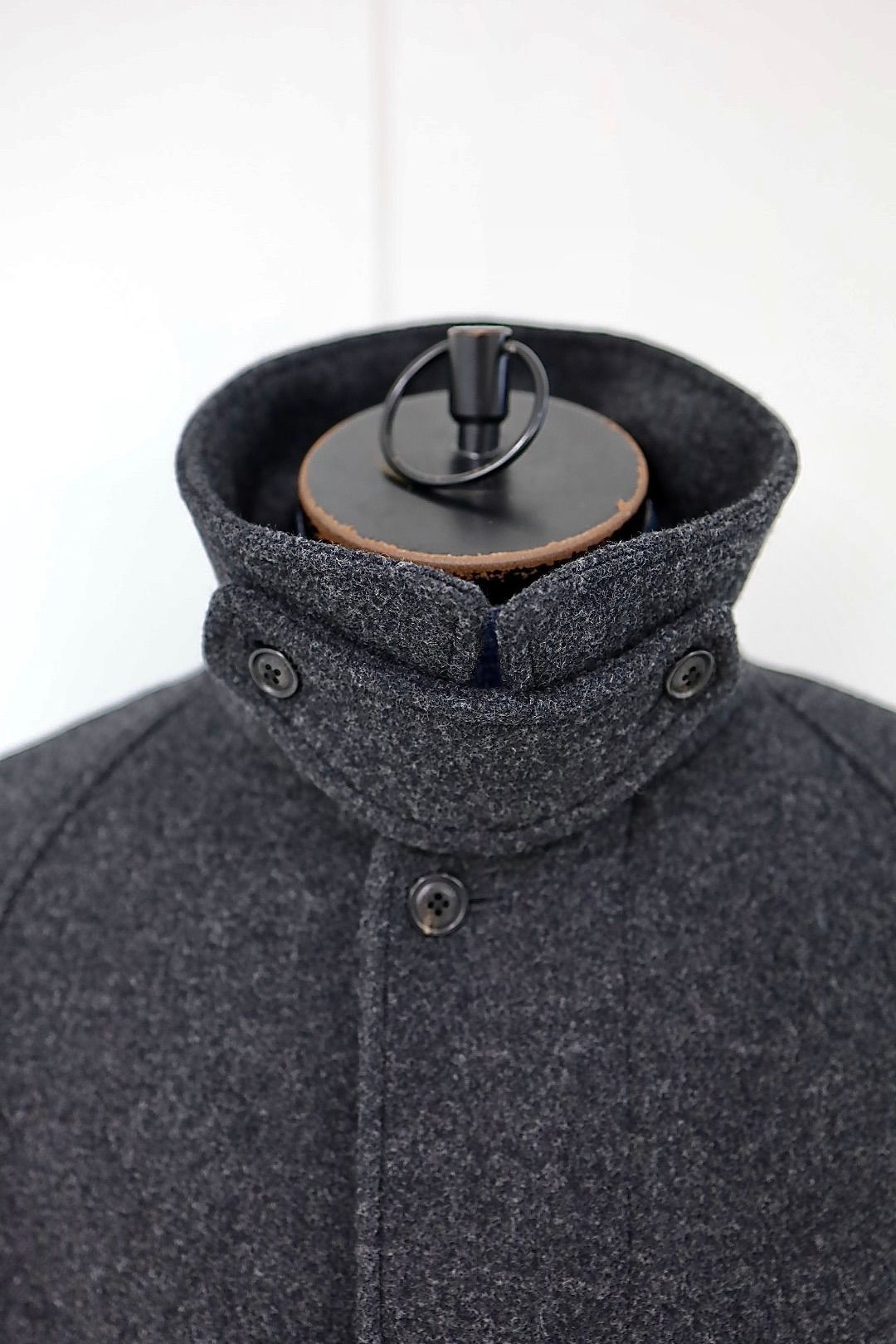 ANOTHER OFFICEアナザーオフィス Legacy Balmacaan Coat(AOEFCT003)Heather Charcoal☆11月6日(木)新作発売！