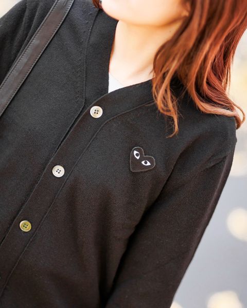 PLAY COMME des GARCONS 新作V-NECK CARDIGAN style.2024.12.14