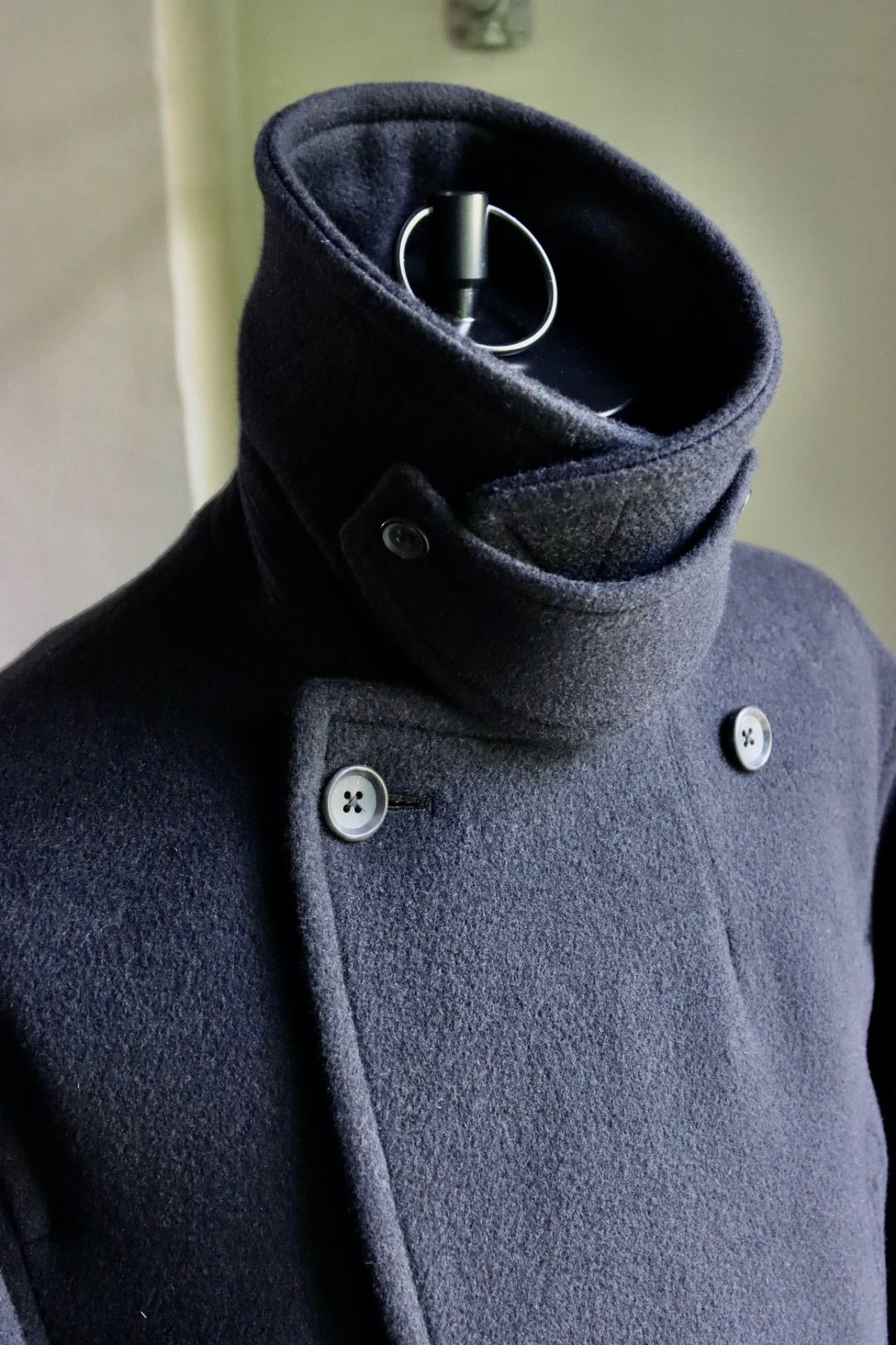 blurhms - ブラームス 23FW Wool Cashmere Pea Coat(BHS23F014