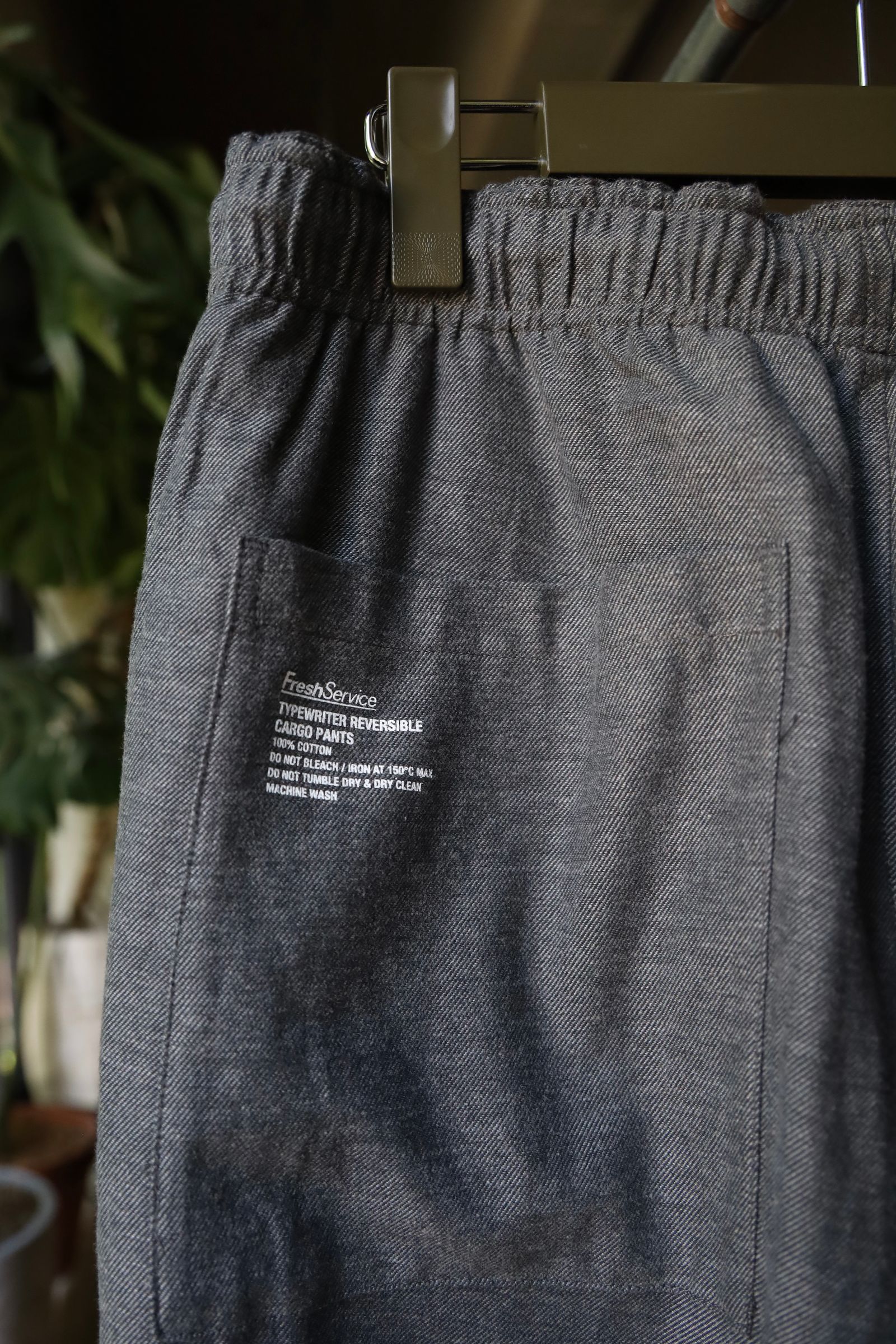 フレッシュサービス TYPEWRITER REVERSIBLE CARGO PANTS(FSC243-40008)GRAY