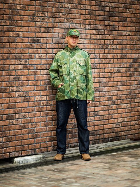 mononoke・made M65 JACKET MARKスタイル