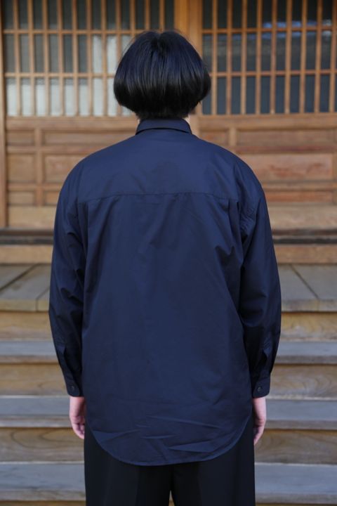 Gpaphpaper Broad L/S Oversized Regular Collar Shirt(GM212-50110B) style.2021.5.23.