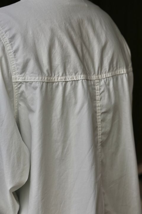Garment Dyed Poplin Umbrella Yoke Shirt(GM211-50032) style.2021.2.14.